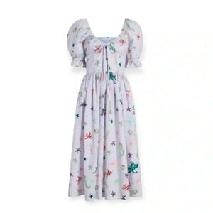 Hill House Ophelia Dress in Lavender Sea Creatures